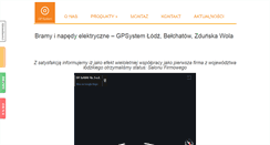 Desktop Screenshot of gpsystem.pl